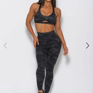 Bombshell Sportswear Black Camo Leggings